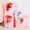 Basicwise Stacking Storage Bins, Plastic, Pink, 9.1 in H, 10.3 in W, 11.1 in L QI003215P - alternate 2